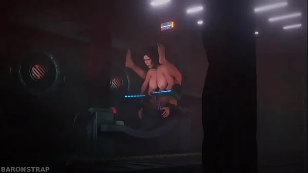 Lara Croft in the Orgasm Machine
