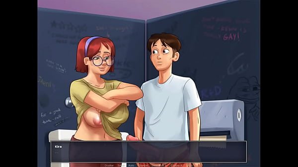 Summertime Saga Cap 31 - my friend shows me her tits in the bathroom