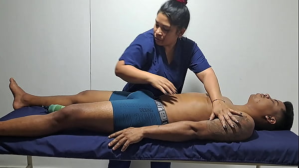 A relaxing massage for this sexy boy, it makes me so horny pt2 it makes me so horny to see him half naked