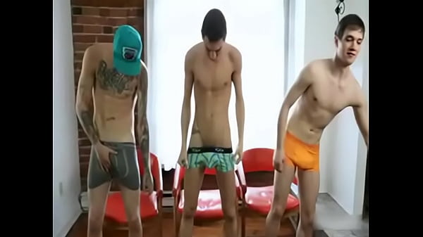 Straight wankers Handjob Competition